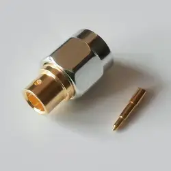 High-quality Connector SMA Male Solder for semi-rigid RG402 0.141