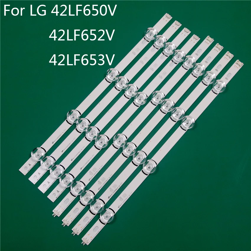 LED TV Illumination Part Replacement For LG 42LF650V 42LF652V 42LF653V 42 inch LED Bar Backlight Strip Line Ruler DRT3.0 42 A B