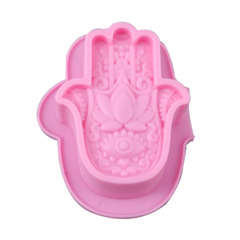 Main Fatima cuisson en Silicone, moule pour faire des gâteaux biscuits glacés faciles à nettoyer