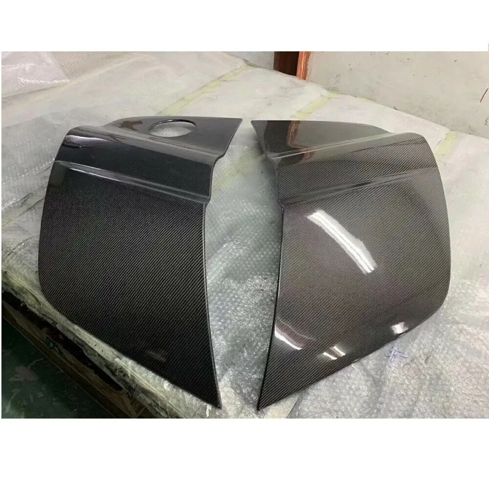 

Real Carbon Fiber Car Door Cover Fuel tank decoration Body Kit Accessory For Audi R8 2006-2015