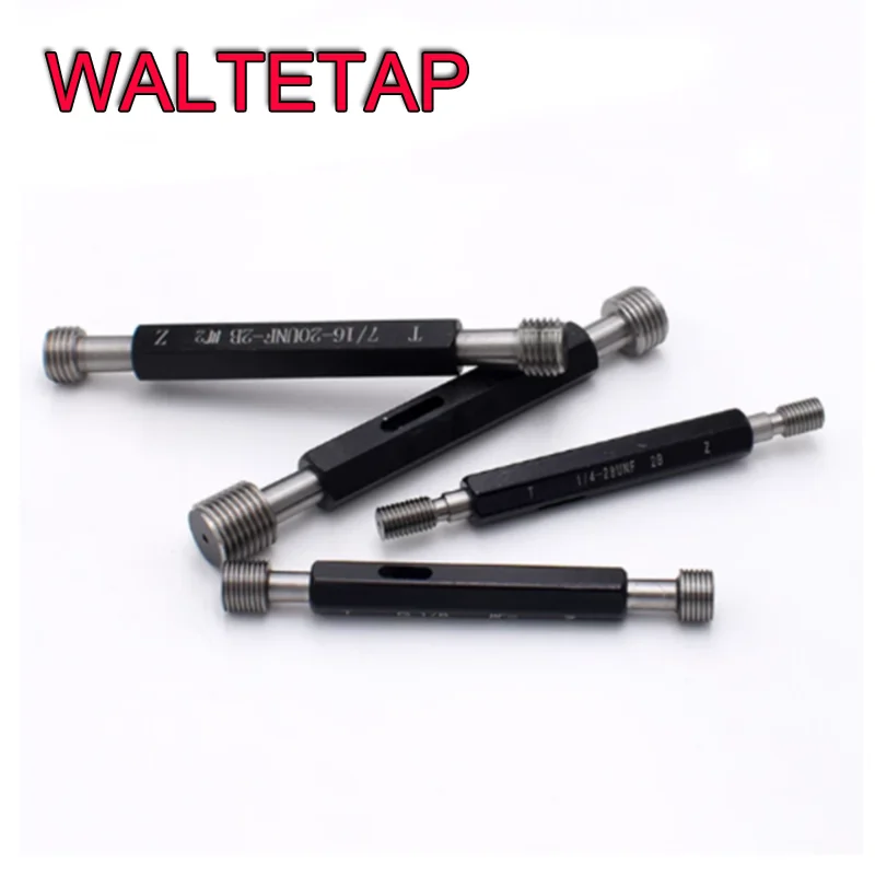 WALTETAP calibre Mer-cury de acero UNC calibre de enchufe de rosca estándar 1-64 2-56 3-48 4-40 5-40 6-32 8-32 10-24 12-24 1l4 5l16 3l8 1l2 3l4