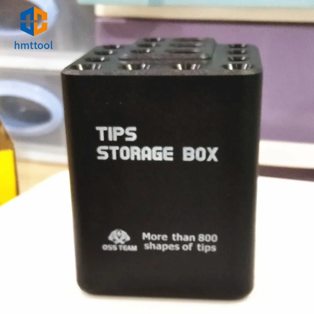 OSS W118 Soldering Iron Head Storage Box Mobile Phone Repair Tool Storage Rack Screwdriver Tweezers Soldering Iron Head Storage