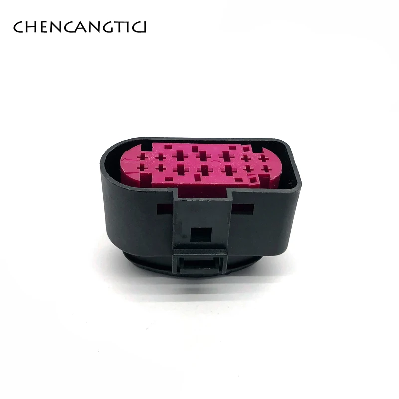 Conector de faro de xenón sellado de 14 pines para coche, enchufe de 1,5 MM y 3,5 MM para BMW VW 1J0973737 1J0973837