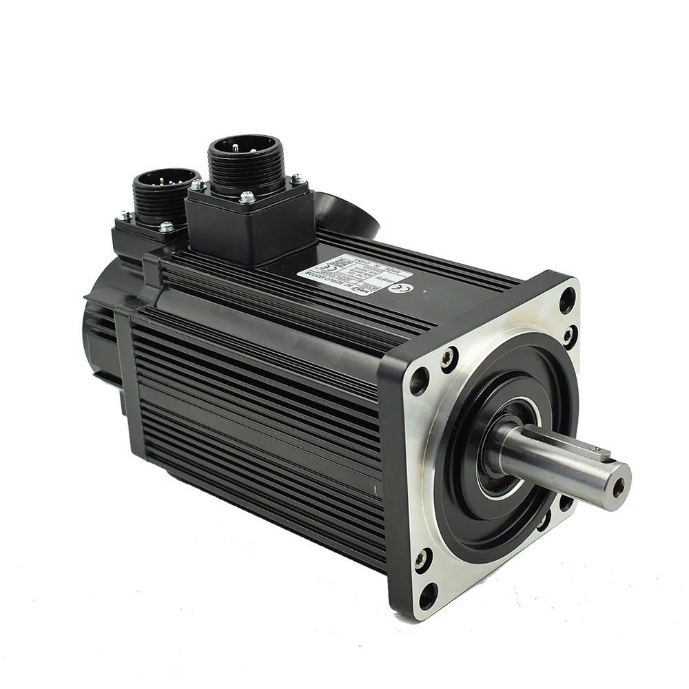 High torque 15Nm 2.3KW 220VAC servo motor with brake + servo driver +5 meters cables cnc total kit