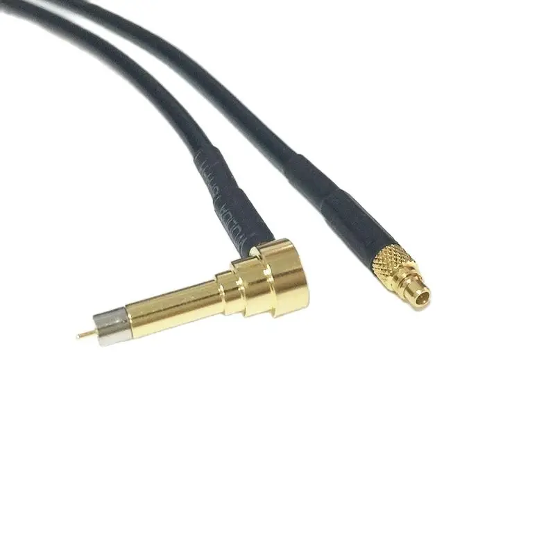 Nuevo Cable de módem inalámbrico MS156 de ángulo recto a conector de enchufe macho MMCX, Cable RG174 de 20CM y 8 pulgadas, venta al por mayor, envío rápido