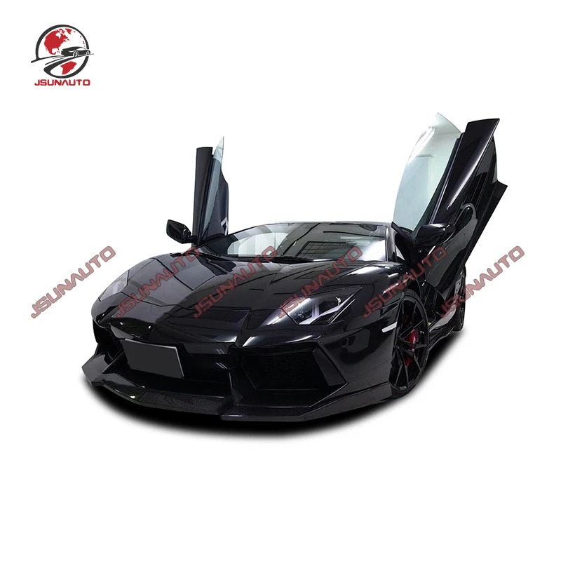 Real Carbon Fiber Body Kit For Aventador LP700 Front Diffuser Bumper D Style High Quality Car Bodykit Auto Accessories