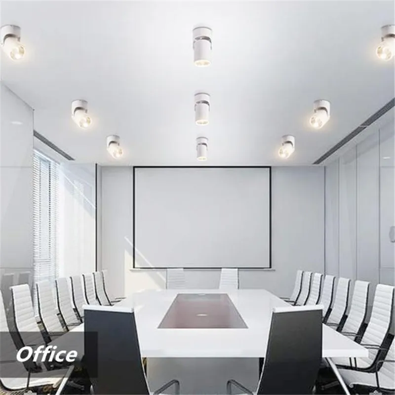 10W 20W Super Lumineux Spot Lumière 180 Résistant Rotation Plafonnier LED Spot Down Light AC85-265V Led Downlights Surface Monté