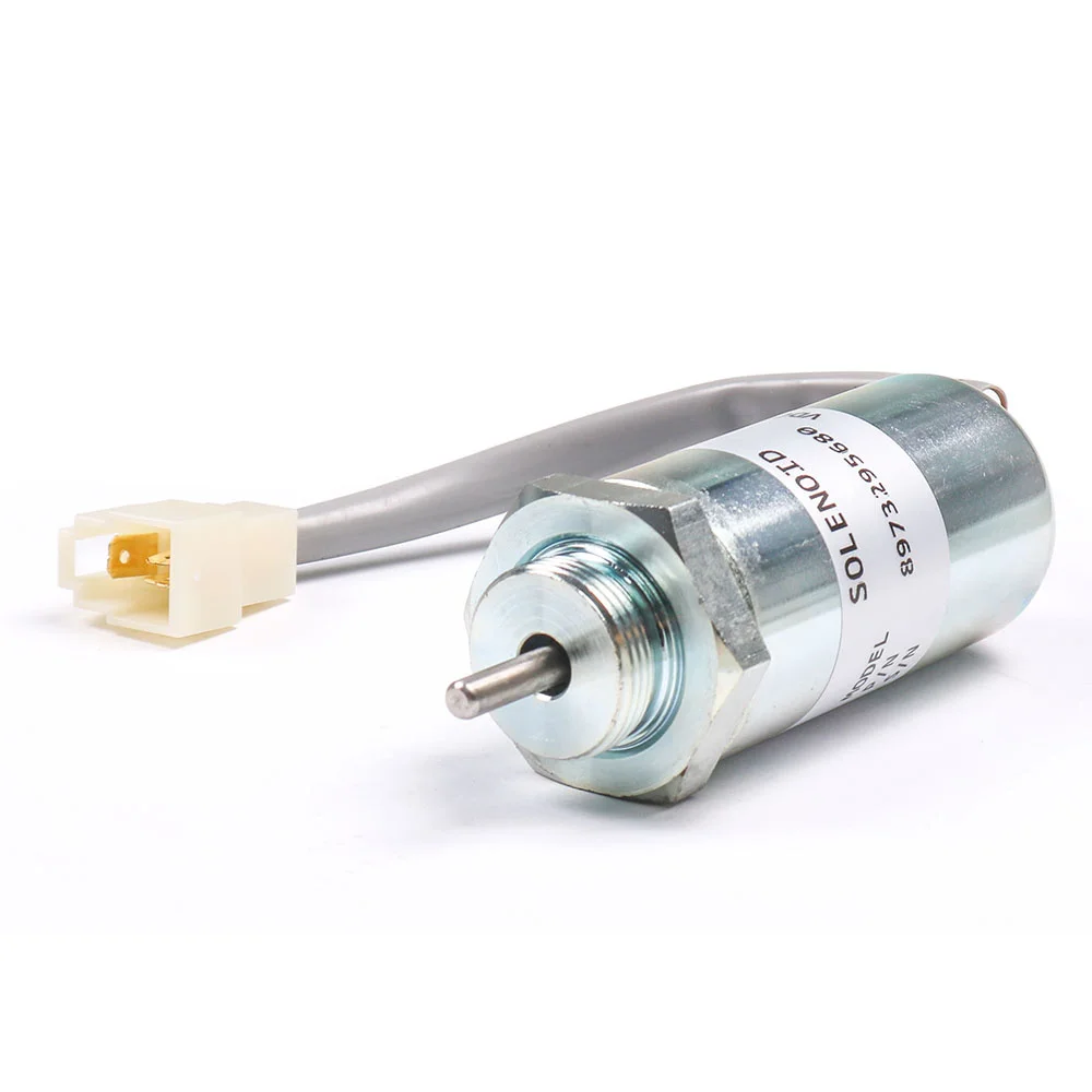 897329-5680 굴삭기 엔진 정지 솔레노이드, ISUZU EX400 3LD1 3LD2 4LE1 12V 연료 차단 솔레노이드 8973295680