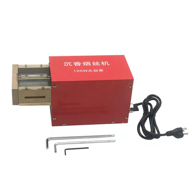 Máquina eléctrica pequeña para cortar tabaco, cortadora de rebanadas de madera de 1mm/1,5mm/2mm, 120W