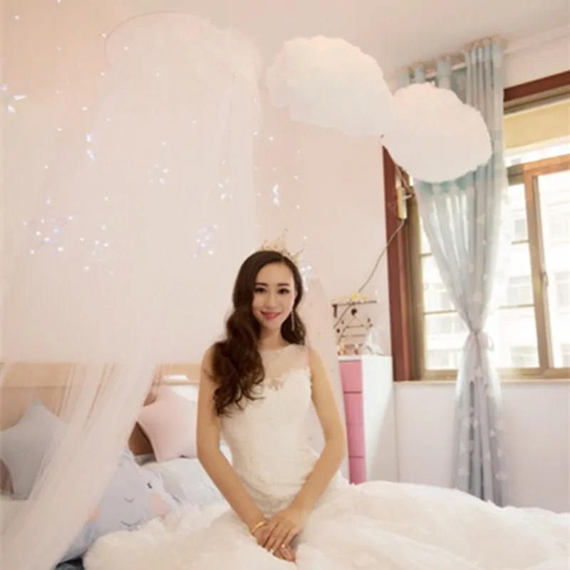 Simulation White Cotton Cloud Hanging Decorative Wedding Backdrop T Stage Road Leads DIY Birthday Party Decoration Ornaments