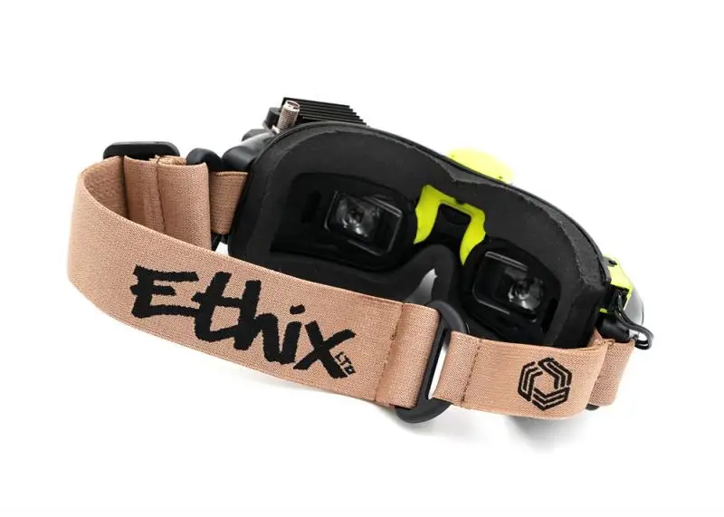 CUCCHIAI di ETHIX CINGHIA OCCHIALI V2 V3 per Fatshark HDO HD3 Skyzone Sky02X