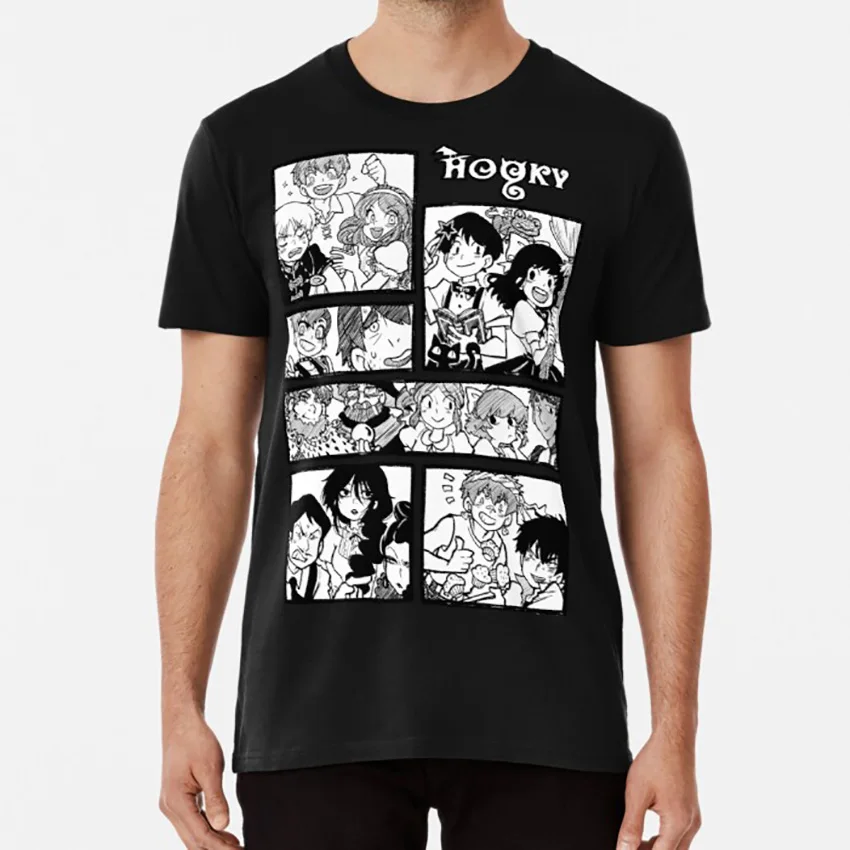 Hooky Comic Page T Shirt Hooky Comic Page Panels Bullets Webtoon Witch Witches Cute Sleeve