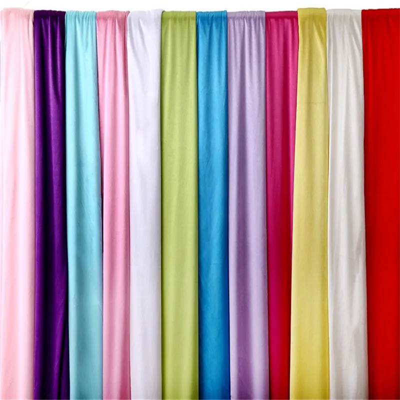 5 Meters Pearl Ice Silk Cloth for Wedding Decorations Stage Background Curtain Scene Layout Baby Shower Party Decorations Fabric