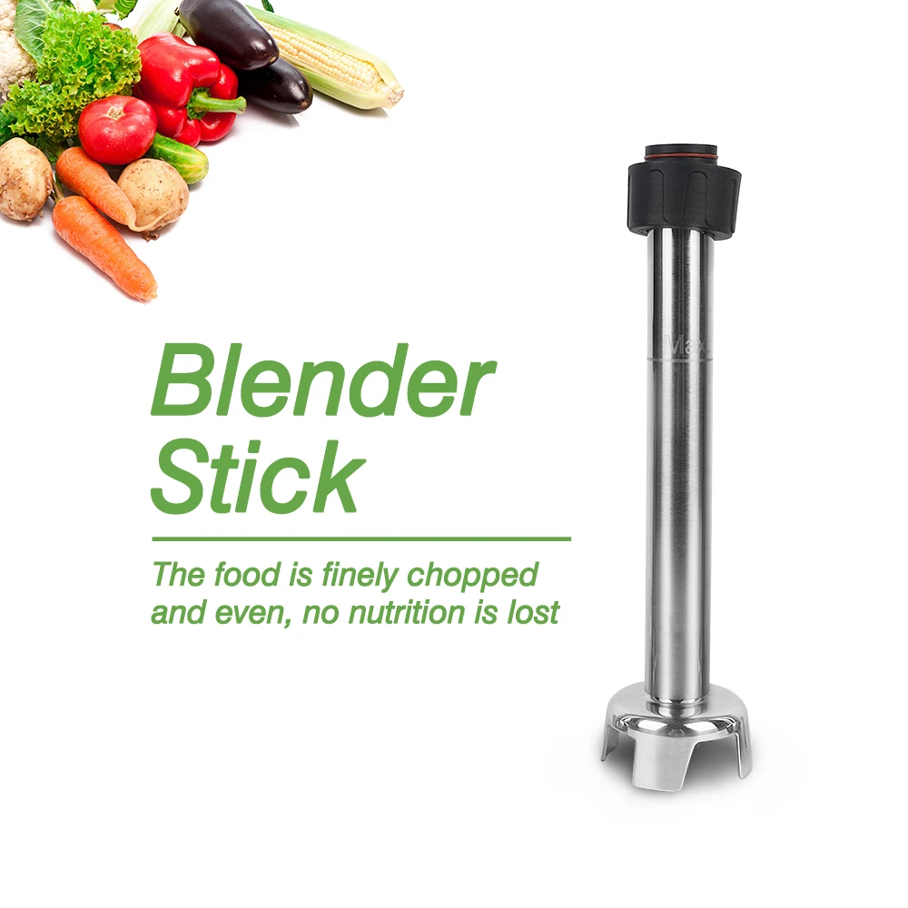 GZZT Immersion Blender Stick Egg Whisk Handhold Rod Length 200/300/400/500mm For Submersible Food Mixer Body Food Blender Parts