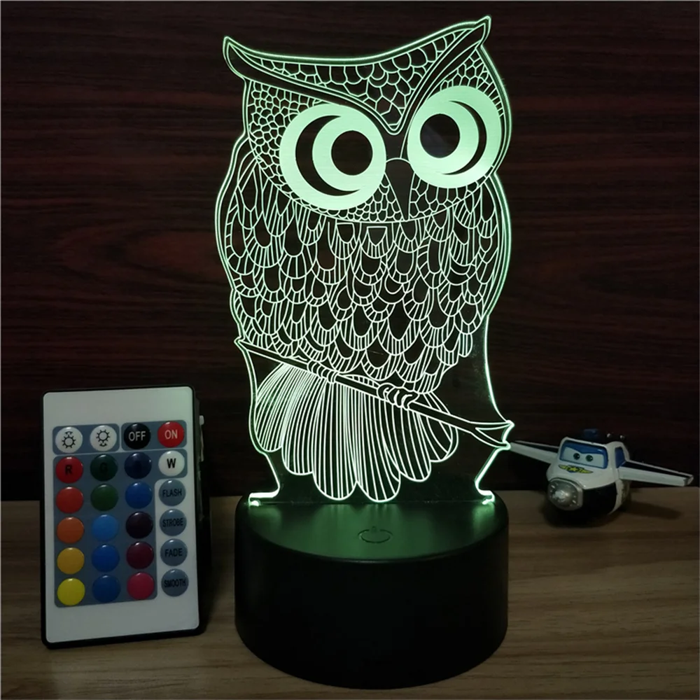 Love 3D Acrylic LED Nightlight Table Lamp for Kids Romantic Rabbit Easter Gift Birthday Party Decor Child Room Lighting