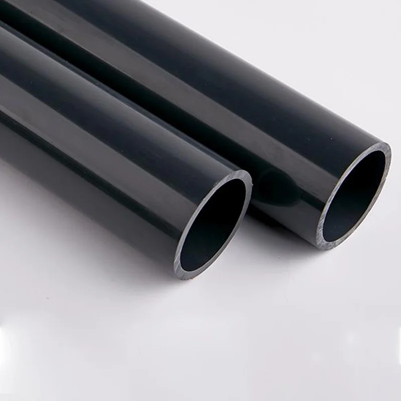 UPVC Pipe Hi-quality Water Supply Pipe Irrigation Fish Tank PVC Pipe Aquarium Drainpipe Water Tube 2 Pcs (50cm)