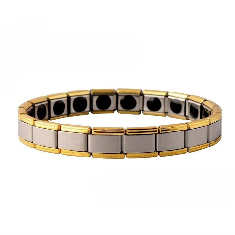 2019 Newest Hot Sell Fashion Stainless Steel Tourmaline Magnetic Bracelets for Women Men Male Bio Health Care Bracelet & Bangle