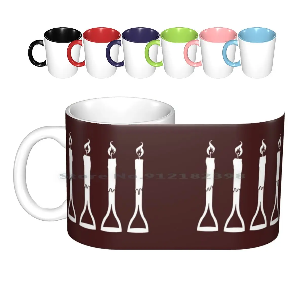 Fork Handles Or Four Candles ? Ceramic Mugs Coffee Cups Milk Tea Mug Double Act Two Ronnies Sketch Silent Comedy Comic Mime