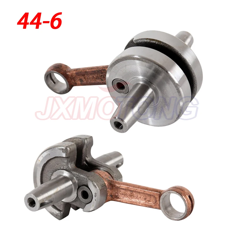 Motorcycle engine Crankshafts For 49cc 44-6 2 stroke Pull Circle Semicircular Crankshaft Crank Shaft Gas Mini Pocke