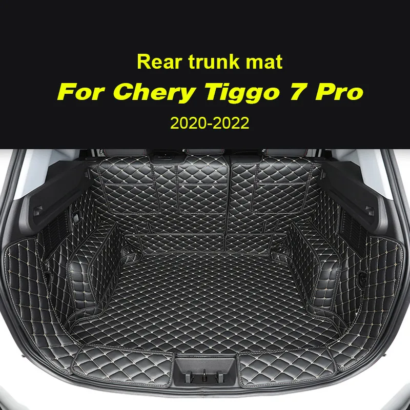 Vtear Rear Trunk Carpet Anti Dirty Pad Decoration Car Interior Mat Accessories Cover For Chery Tiggo 7 Pro Xcite x-cross 7 2022