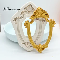 3D Photo Frame Silicone Fondant Molds For Baking DIY Fondant Cake Decorating Tools Pastry Kitchen Baking Accessories