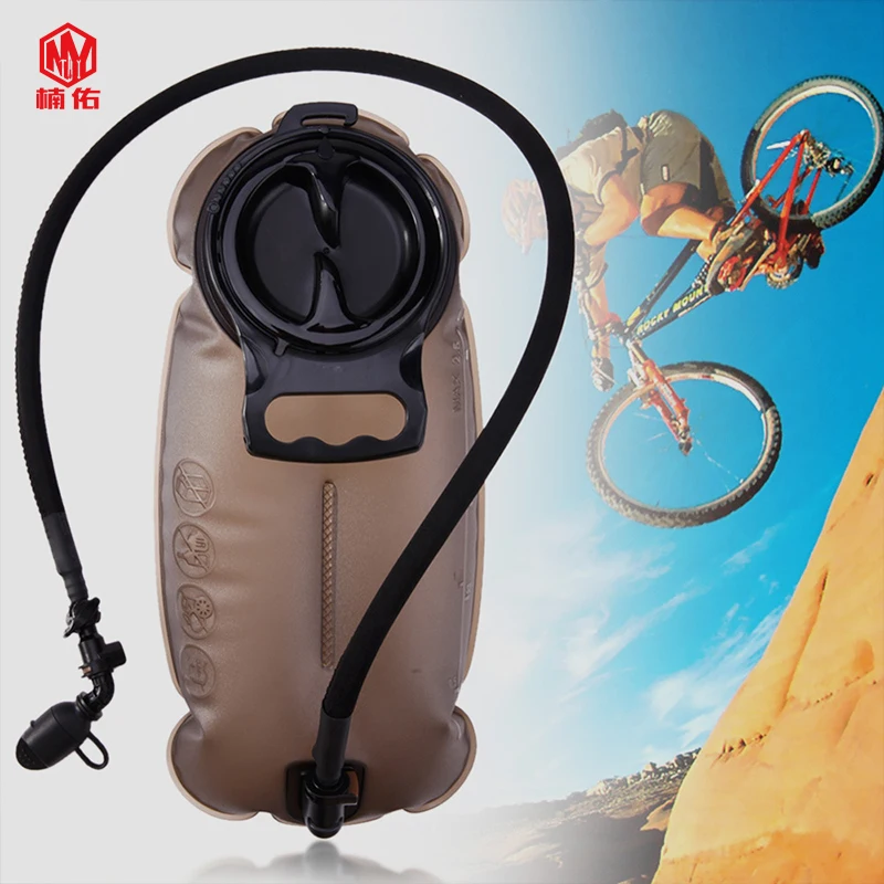 1PC 2L/2.5L/3L Tpu Water Bag Portable Bicycle Cycling Sports Folding Water Bag Export Backpack Large Diameter Inner Diameter