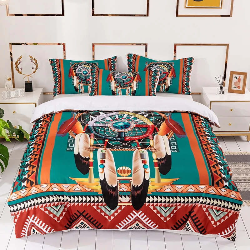 

Bohemia Duvet Cover Set Boho Mandala Bedding Set For Adults Bedcloth 2/3pcs Queen King Twin Size Bed Set