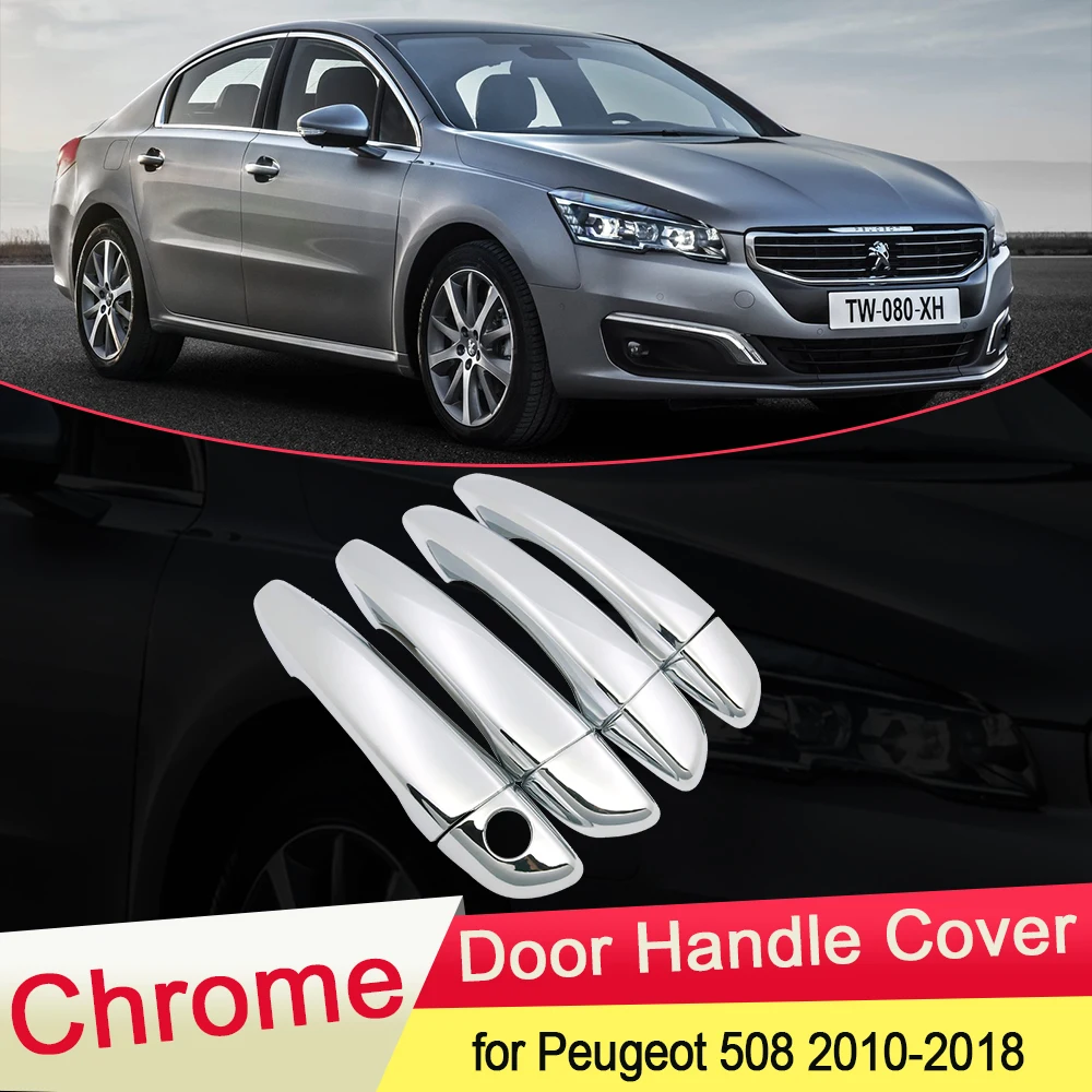 

Для Peugeot 508 SW RXH 2011 2012 2013 2014 2015 2016 2017 2018 Роскошная хромированная Дверная ручка Крышка отделка Аксессуары для стайлинга автомобилей
