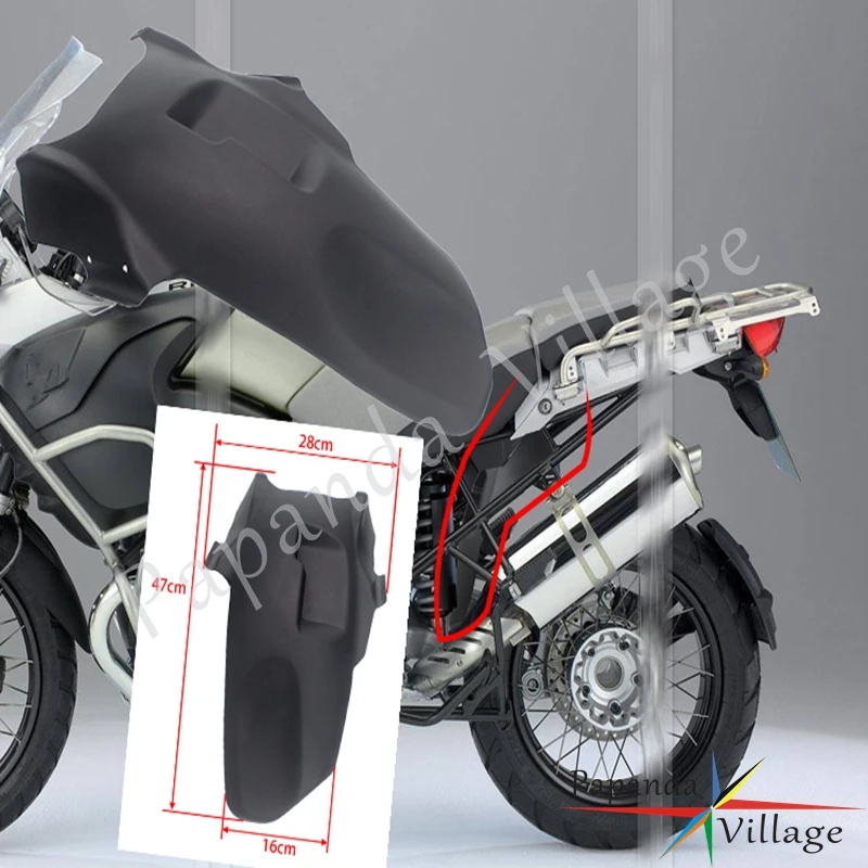

Черное пластиковое крыло для мотоцикла, брызговик для BMW R1200GS ADV 2005-2010 2011 2012 2013 приключения, 1 шт.