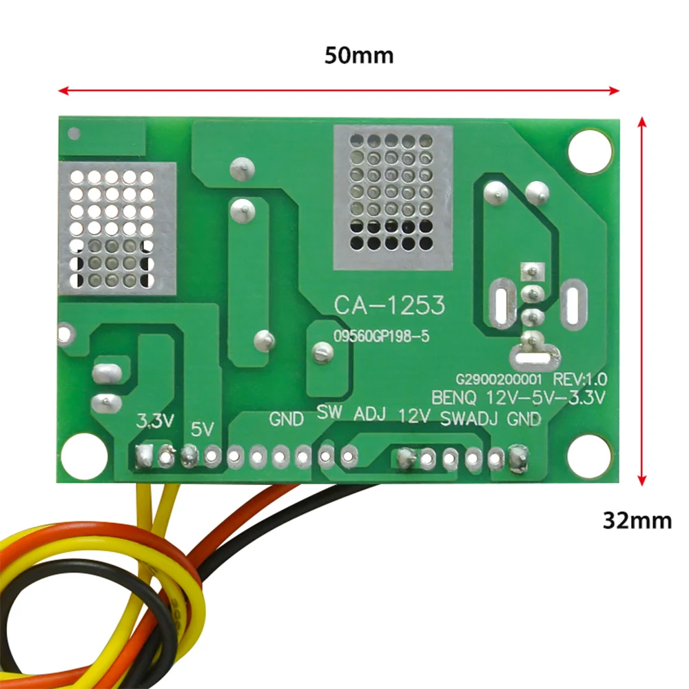 CA-1253 modulo di conversione di tensione da 12V a 5V a 3.3V BENQ muslimbenq power board