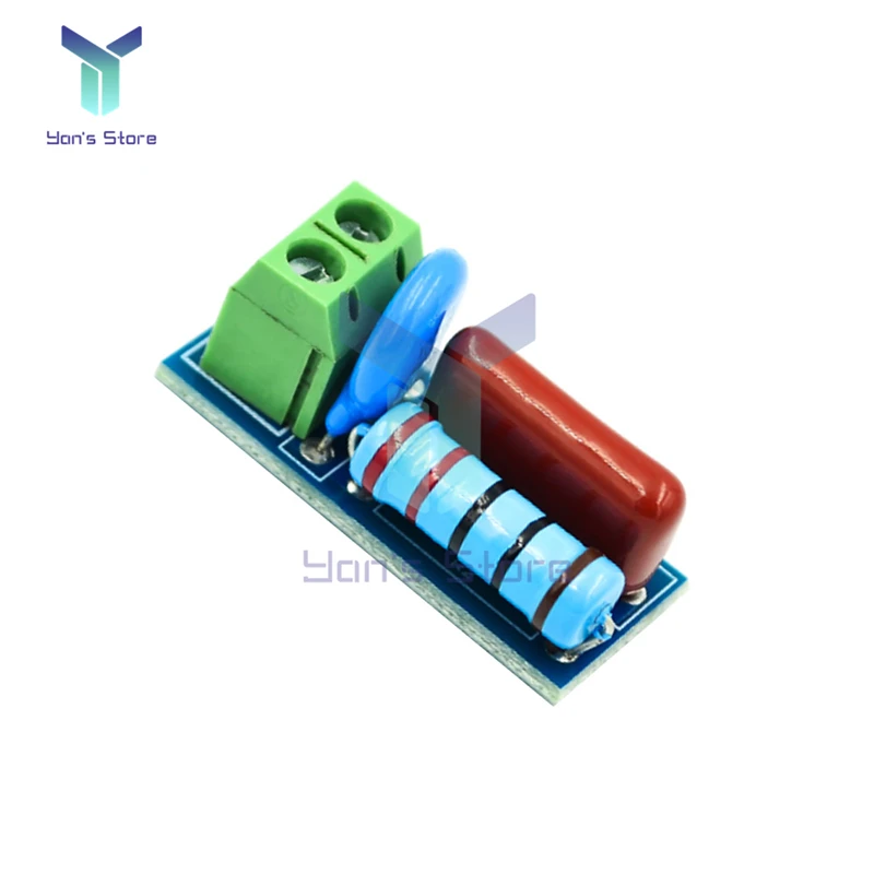 AC DC 5V-400V RC Absorption Snubber Circuit Module Relay Contact Protection Resistance Surge Anti-Interference 6V 9V 12V 24V