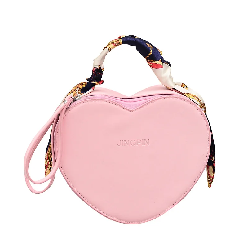 HOT Heart-shaped Design Fashion Women Shoulder Bag PU Leather Women\'s Crossbody Messenger Bags Ladies Purse Female Bolsa Handbag