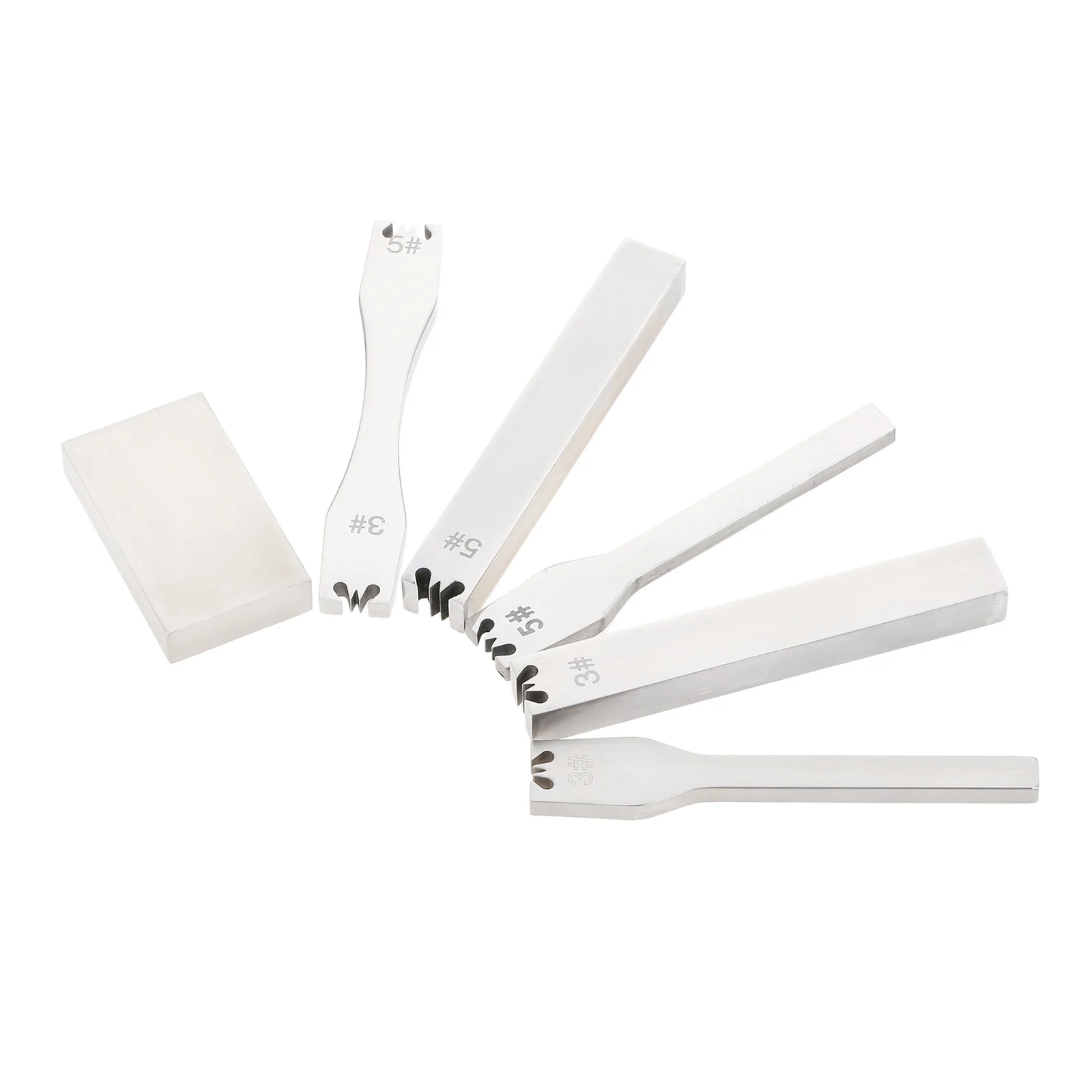 1Pc Rits Tanden Verwijder Tool 3 #5 # Thicken Rvs Code Laden Zip Tang Raken Boord Lederen craft Diy Kleding Tas