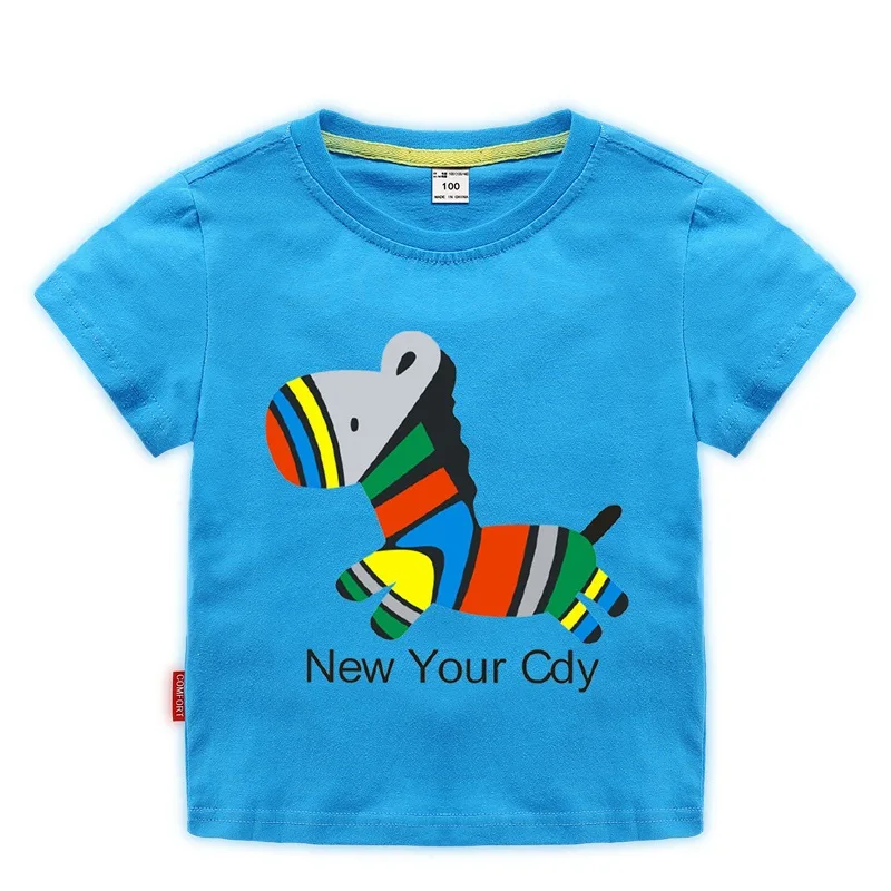 

New Children Short-sleeved T-shirt Boys Causal Cotton Top Tee Young Girls Cartoon Shirt Summer Child Blouse Sweatshirts 18M-12T