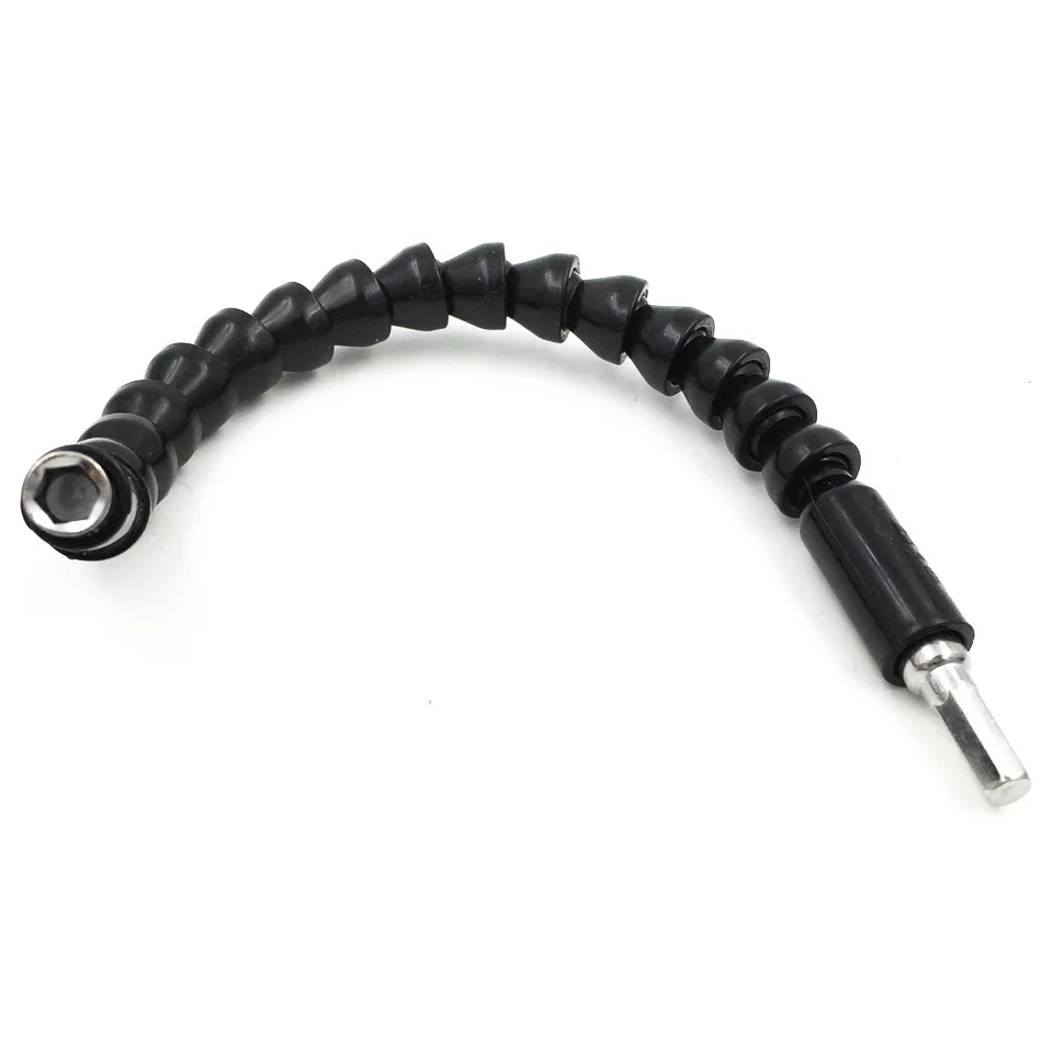 Taladro electrónico cardán, eje Flexible de 295mm, extensión de broca, destornillador, soporte de broca, enlace de conexión, serpiente, eje Flexible