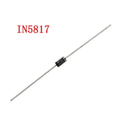 100PCS IN5817 DO-41 1A 20V SCHOTTKY DIODE 1N5817