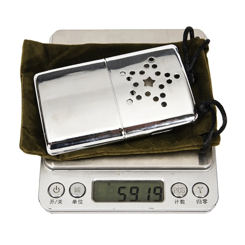 Có Thể Tái Sử Dụng Nhỏ Ấm Đốt Lọ Bỏ Túi Ấm Kẽm Hợp Kim Giữ Ấm Tay Sáng Tạo Làm Quà Tặng Giáng Sinh Cho Gia Đình Bạn