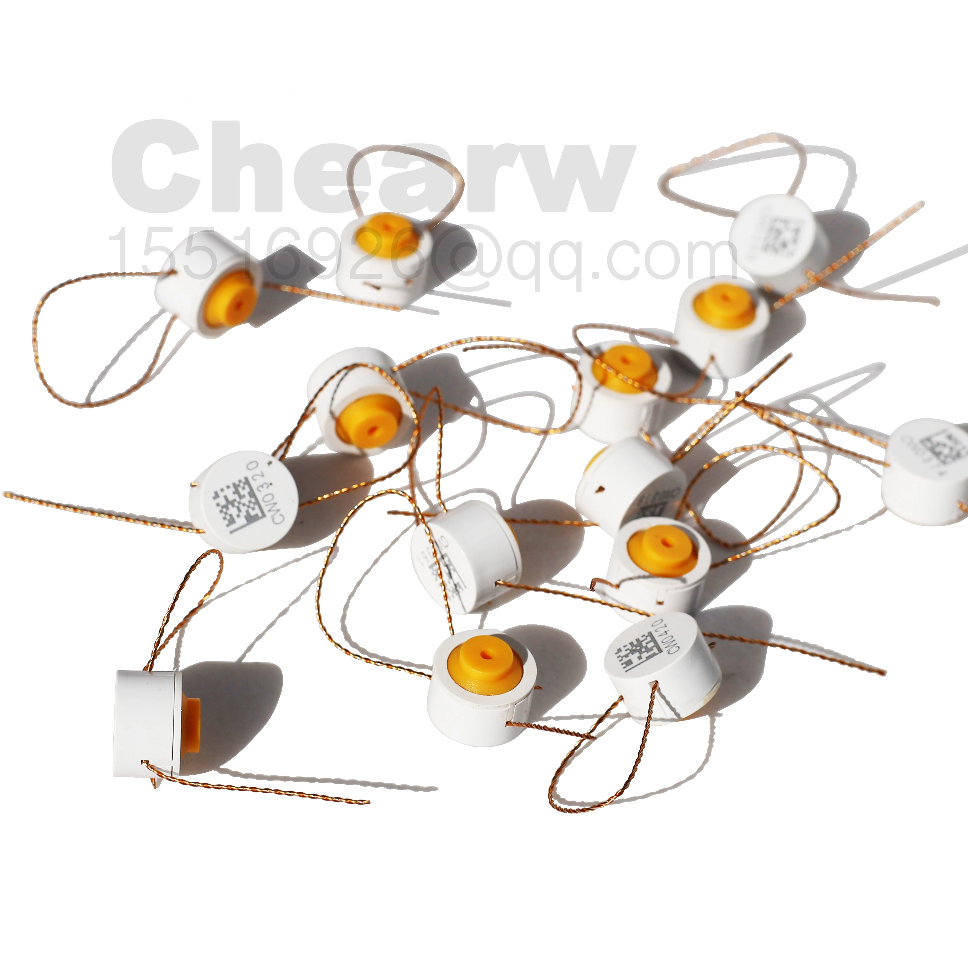 100piece Snap Closure Meter Seal High quality Factory Price  , Water meter Seal , QR code ，Security Plastic Seals anti-fake