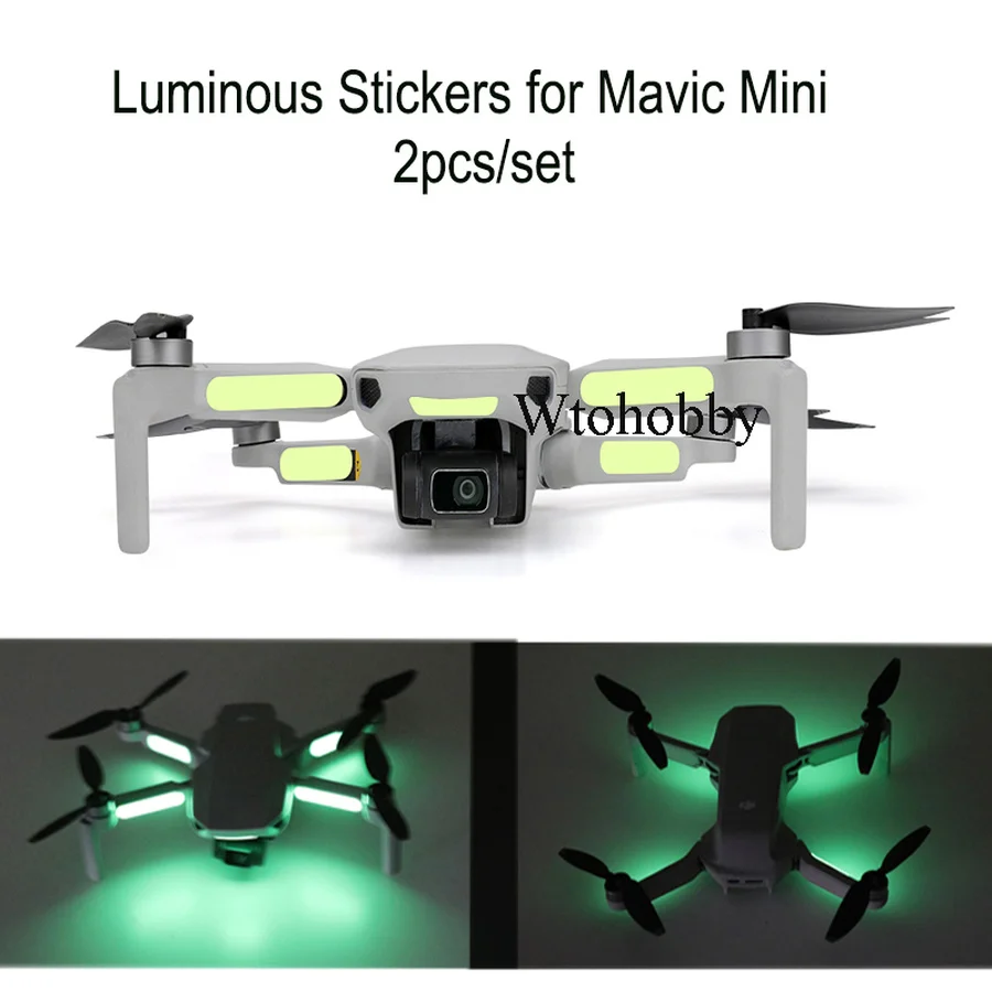 

Luminous Stickers for Mavic Mini /Mini 2 Night Flight Fluorescent Decals Decorative Sticker Patch for DJI Mini Accessories