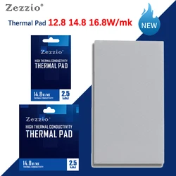 Zezzio cuscinetto in Silicone per dissipazione del calore 12.8 14.8 16.8W/MK per CPU GPU RAM scheda madre Pad termico multifunzione ad alte prestazioni