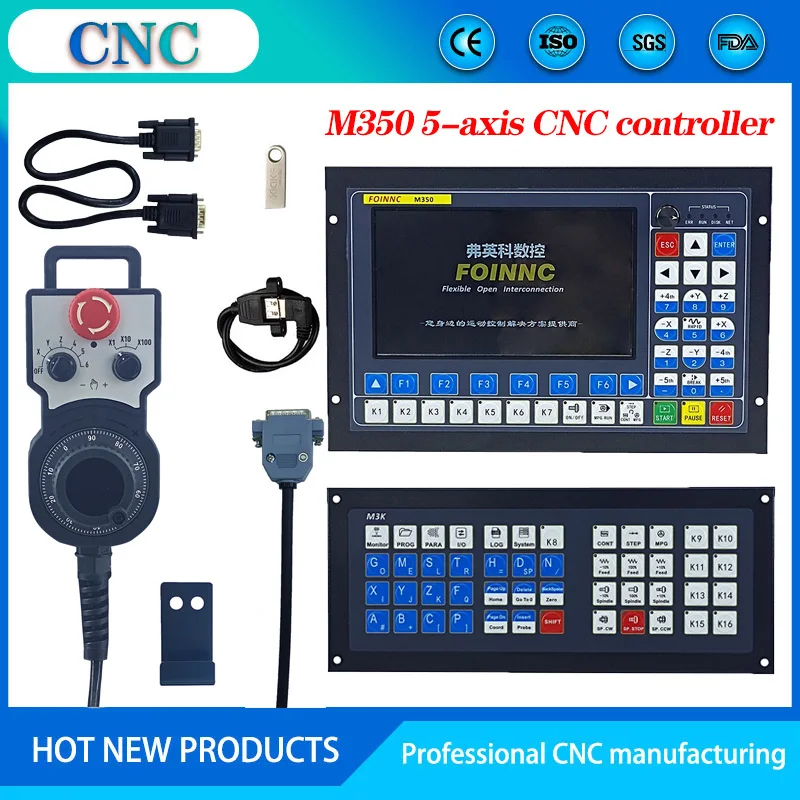 

Multifunctional CNC control system 4-axis motion control Support ATC machining center Support FANUC post-processing