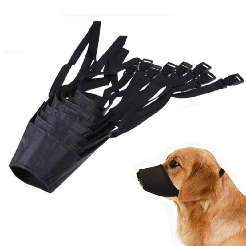 Adjustable Pet Mesh Mouth Muzzle Anti Barking Dog Muzzle for Small Large Dogs Dogs Training Protection Products Pet Accessories