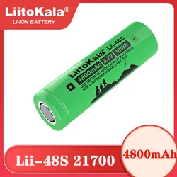 LiitoKala Lii-48S 3.7V 21700 4800mAh li-lon battery 9.6A power 2C Rate Discharge ternary lithium batteries DIY Electric bicycle