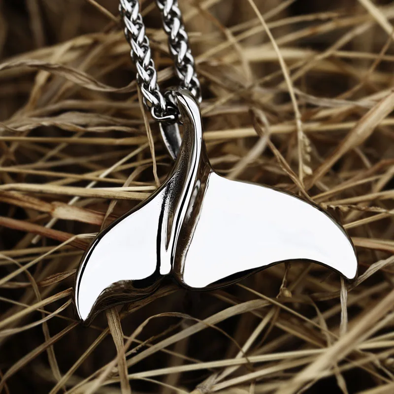 BEIER Stainless Steel Punk Style Dolphin sharkanimal Fish Pendant fashion Chain Necklace men/women Jewelry BP8-539