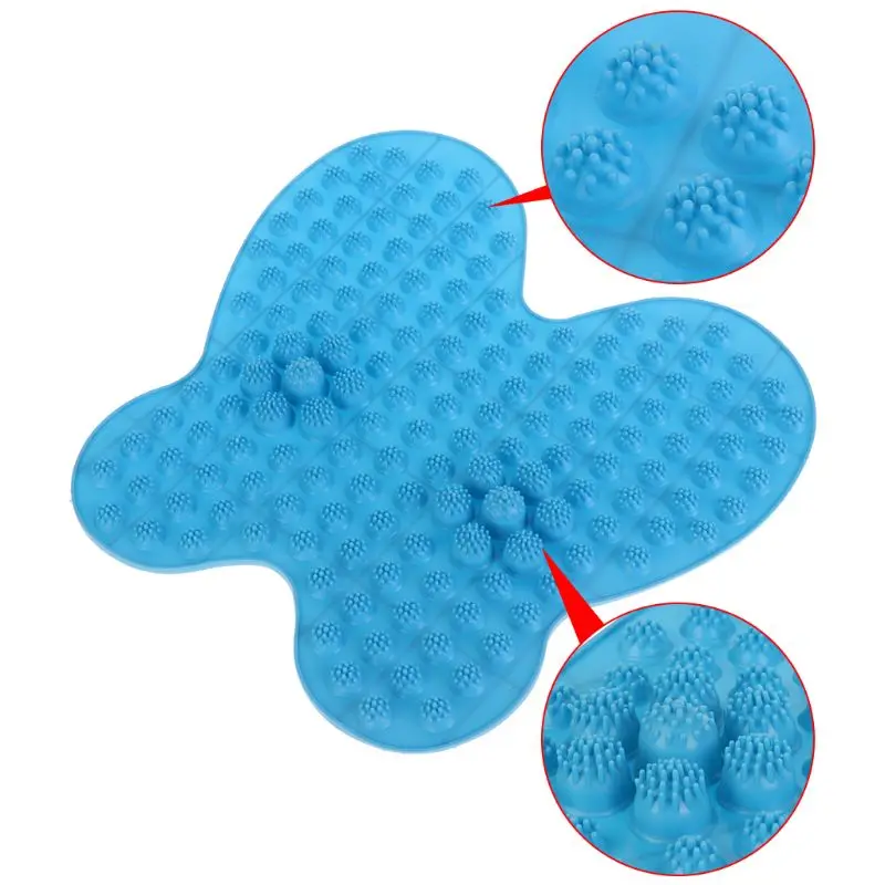 Reflexology Foot Acupressure Massage Mat Pain Relief Feet Walk for Butterfly Massager Plate