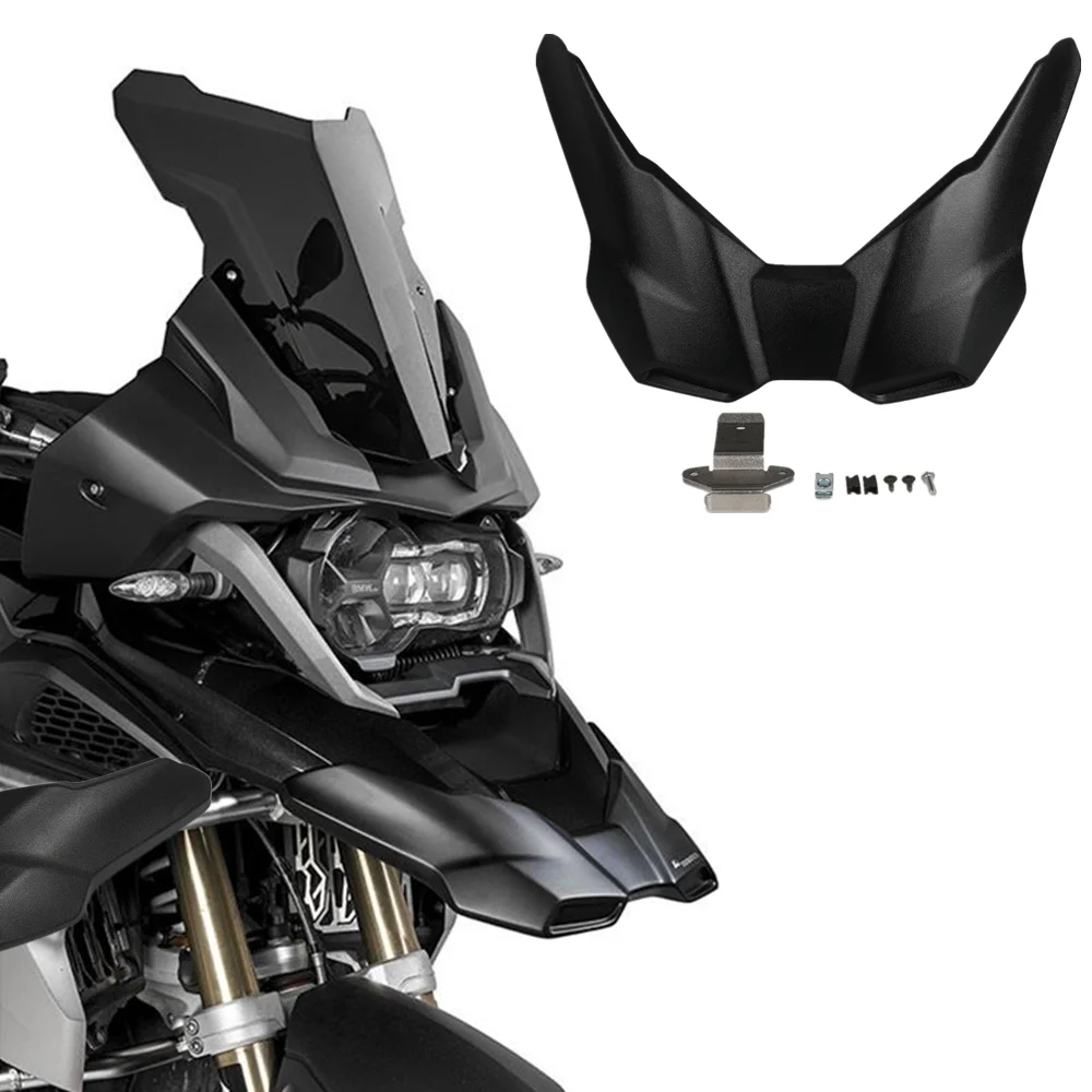 

FOR BMW R1250GS 2019-2021 R1200GS LC 2017 2018 2019 2020 R1200 GS Front Wheel Upper Cover Hugger Fender Beak Nose Cone Extension