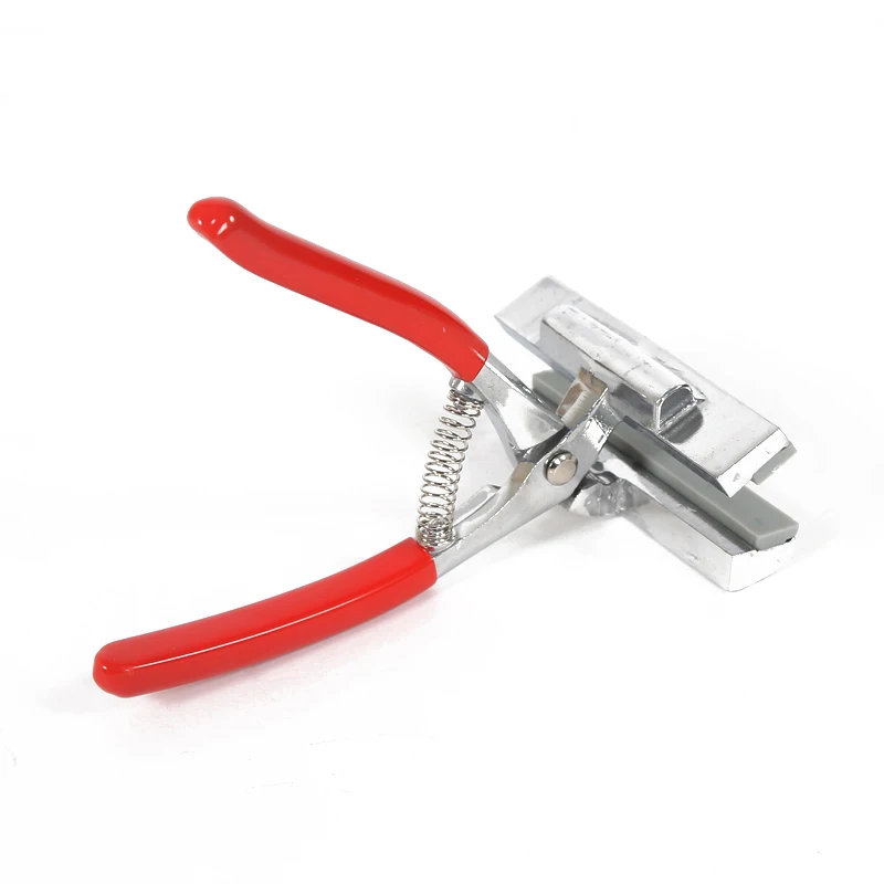 12cm Oil Painting Pliers With Red Grasp Stretch Tighten Canvas Clamp Pliers for Advertising Printing Canvas Painting