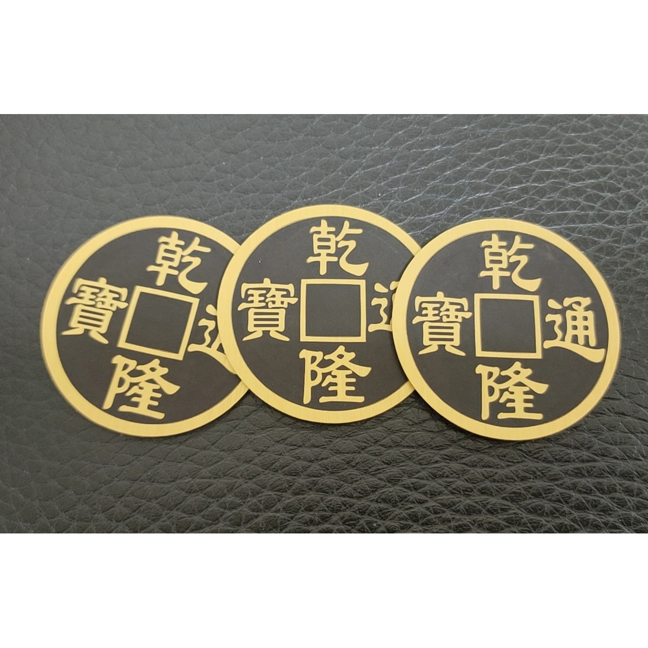 STC 2.0 Coin Set Triple Chips Coin Set Close up Magic Tricks Coin Magic Props Coin Appear Vanish Double Face Super Triple Coin