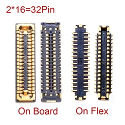 5Pcs LCD Display FPC Connector On Motherboard For HUAWEI Honor 9X/Pro Y7P 2020/P40 Lite/P20 Lite 2019/Nova 5i Screen On Flex