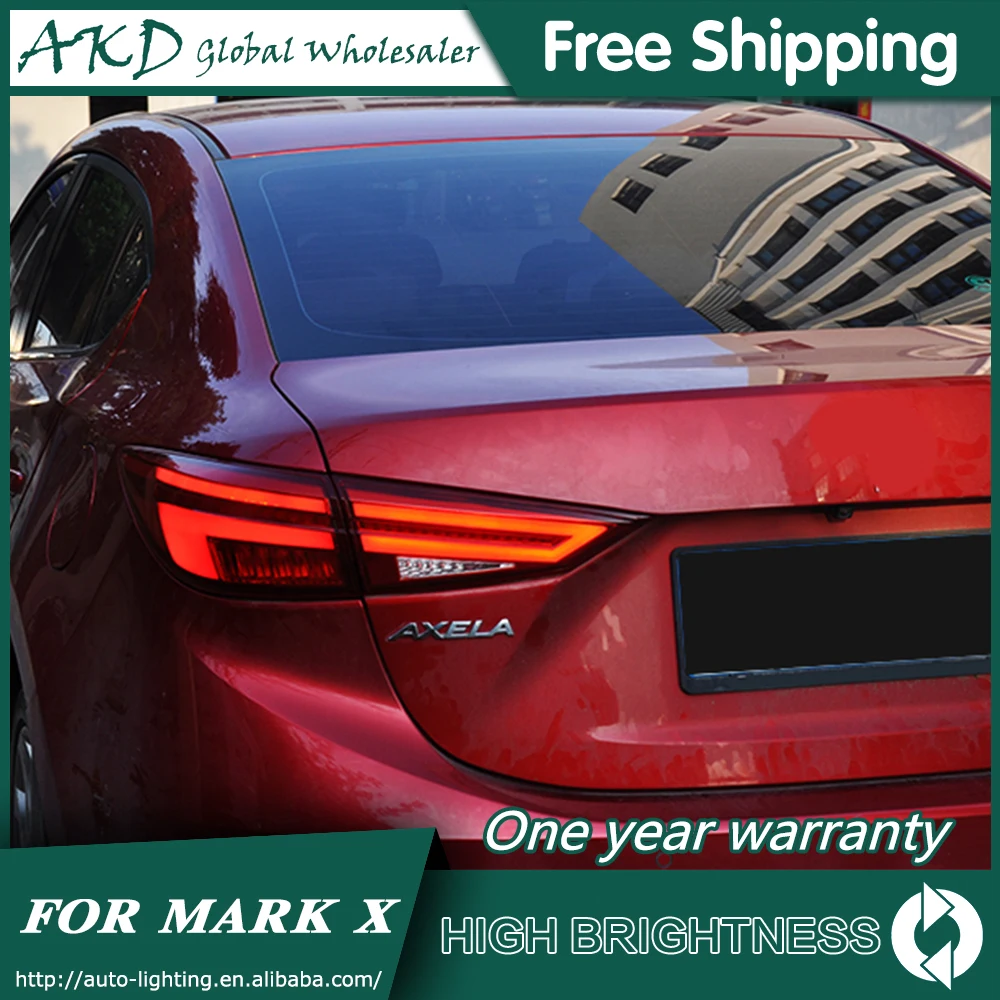 Tail Lamp For Mazda 3 Mazda3 Axela 2014-2018 Tail Lights Led Fog Lights DRL Daytime Running Lights Tuning Car Accessories